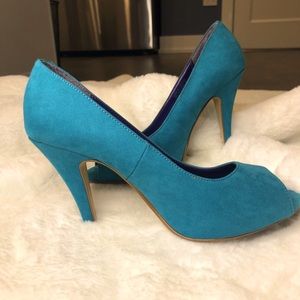 Mark’s & Spencer, Faux Suede Peep-toe Heels
